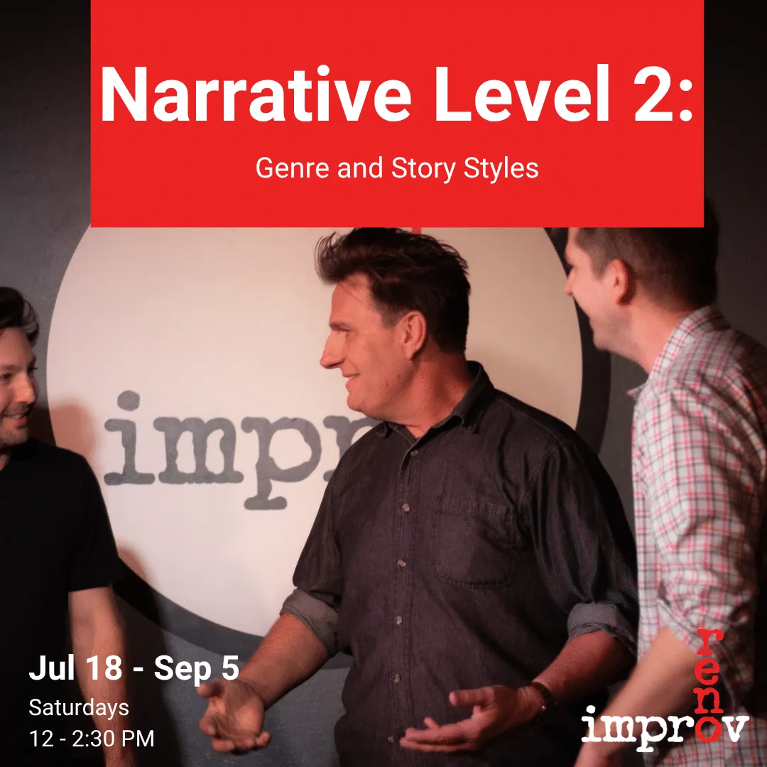 Poster for Narrative Improv – Level 2: Genre and Story Styles