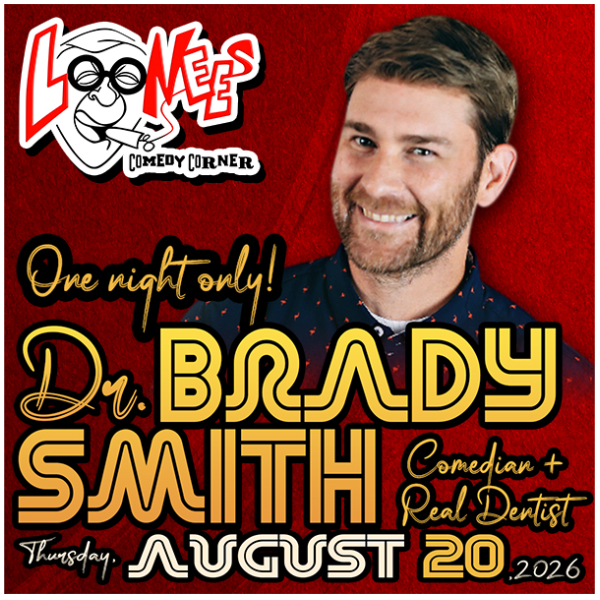 Poster for Dr. Brady Smith One Night Only!