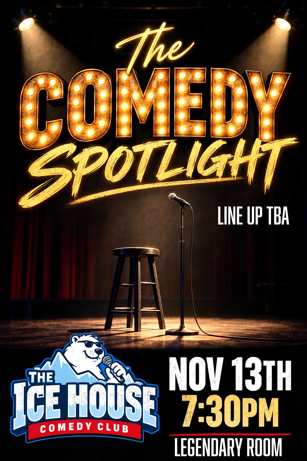 Poster for The Comedy Spotlight