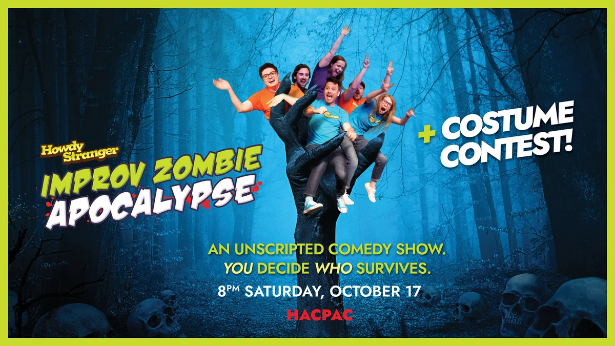 Poster for Halloween Comedy Show and Costume Contest