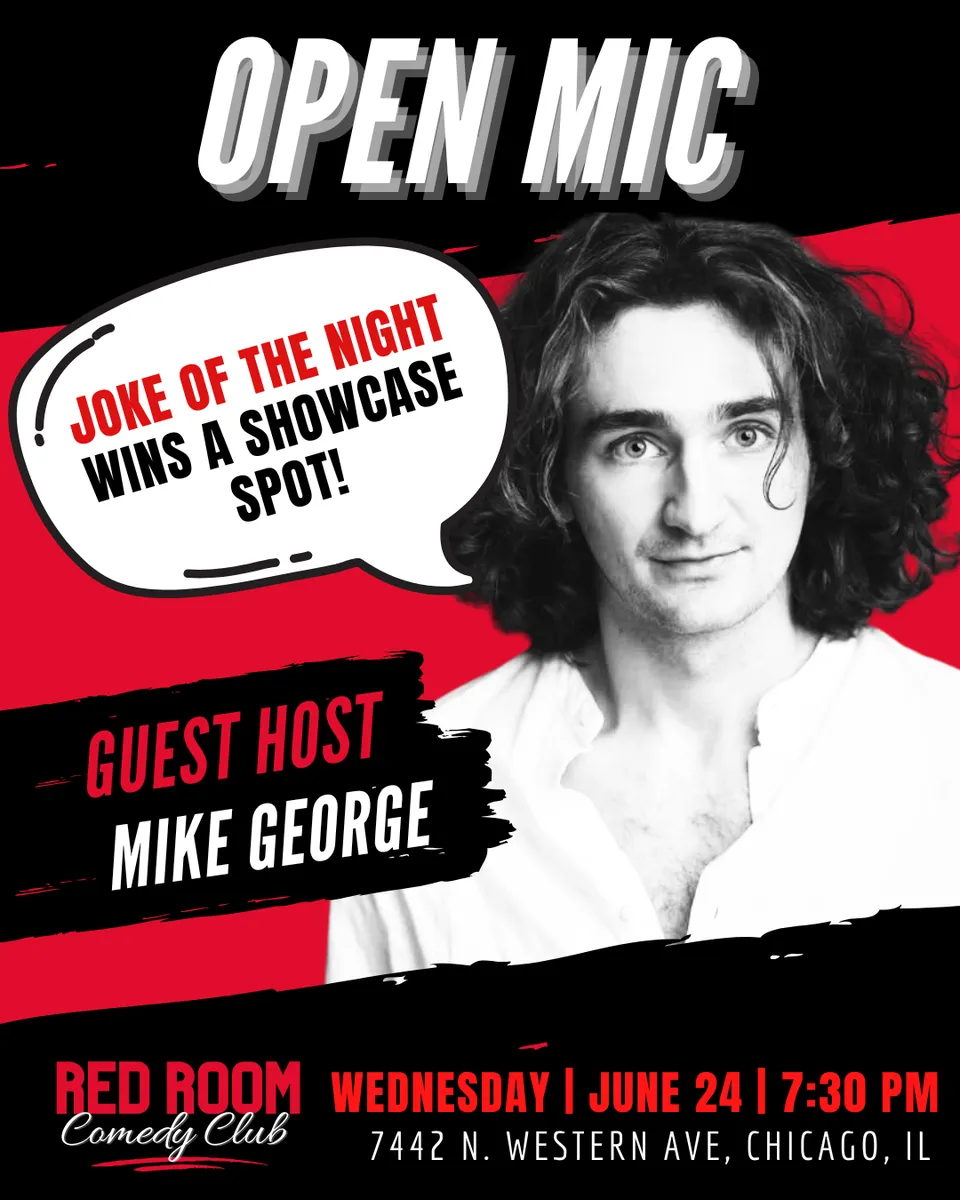 Poster for RED ROOM OPEN MIC