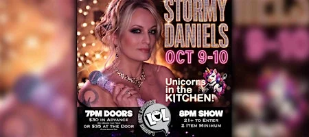 Poster for Stormy Daniels: Unicorns in the Kitchen Tour!