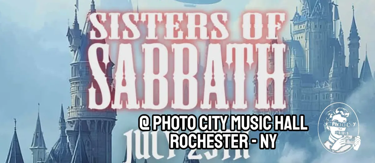 Poster for Sisters Of Sabbath (All Female Ozzy/Black Sabbath Tribute) & Mothership (A Premier Led Zeppelin Tribute)