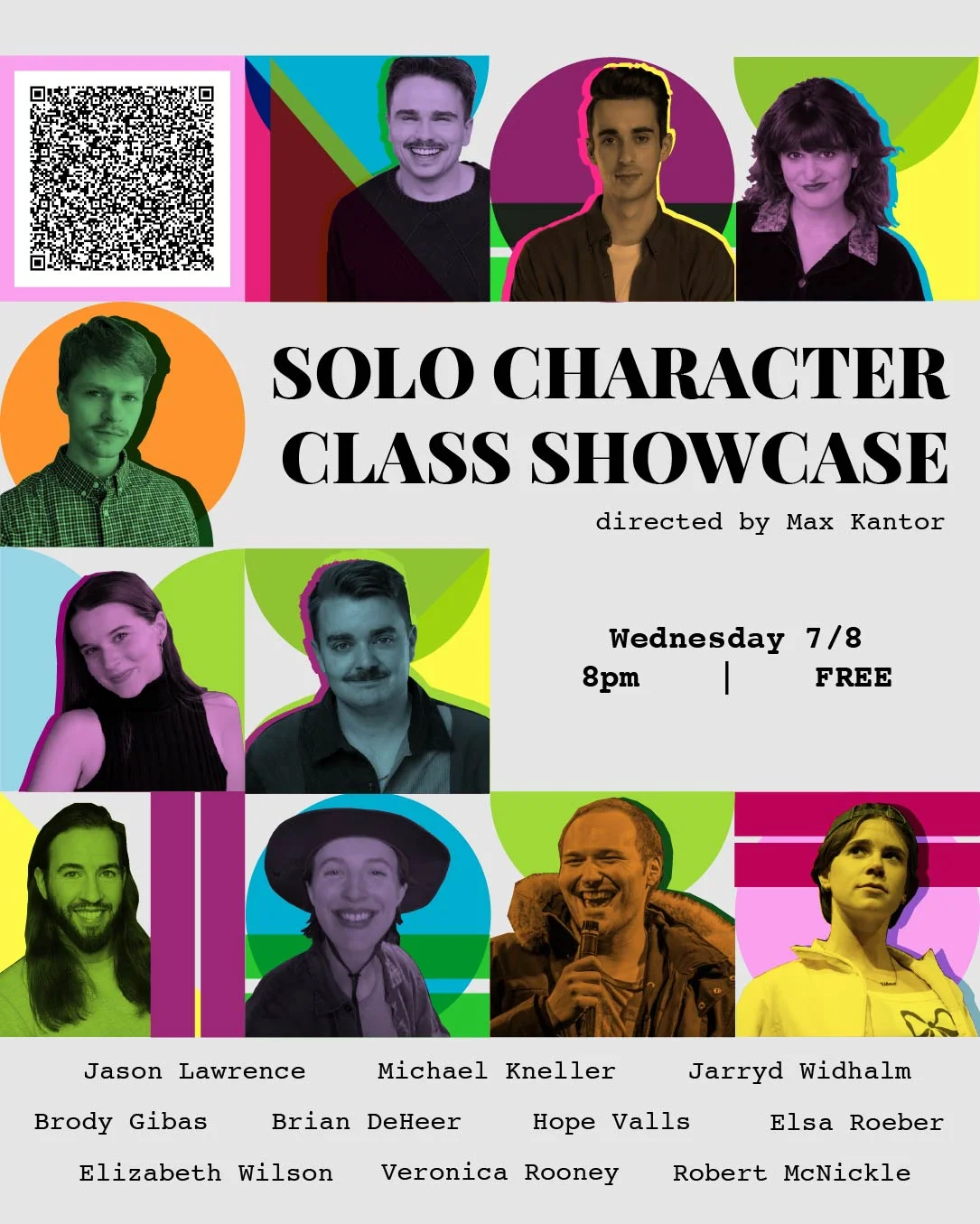 Poster for Solo Character Class Showcase