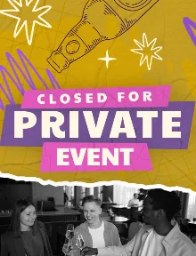 Poster for Private Event