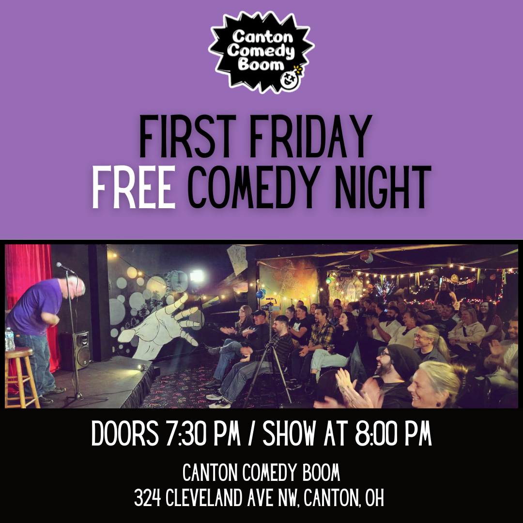 Poster for Free First Friday Comedy Show