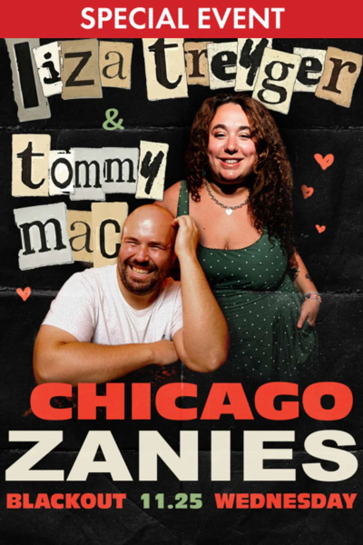 Poster for Blackout Wednesday with Liza Treyger – *Special Event*