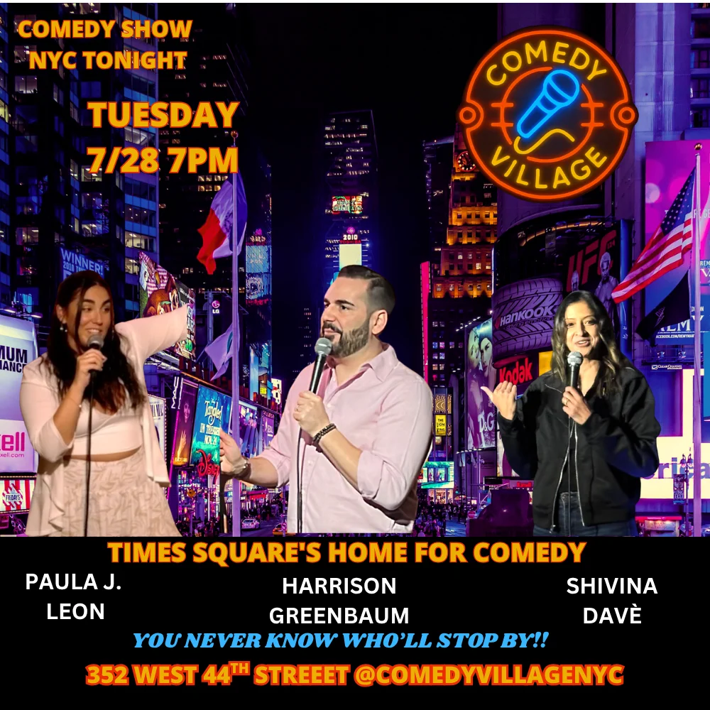 Poster for NYC Stand-Up | Tue, July 28th @7 PM