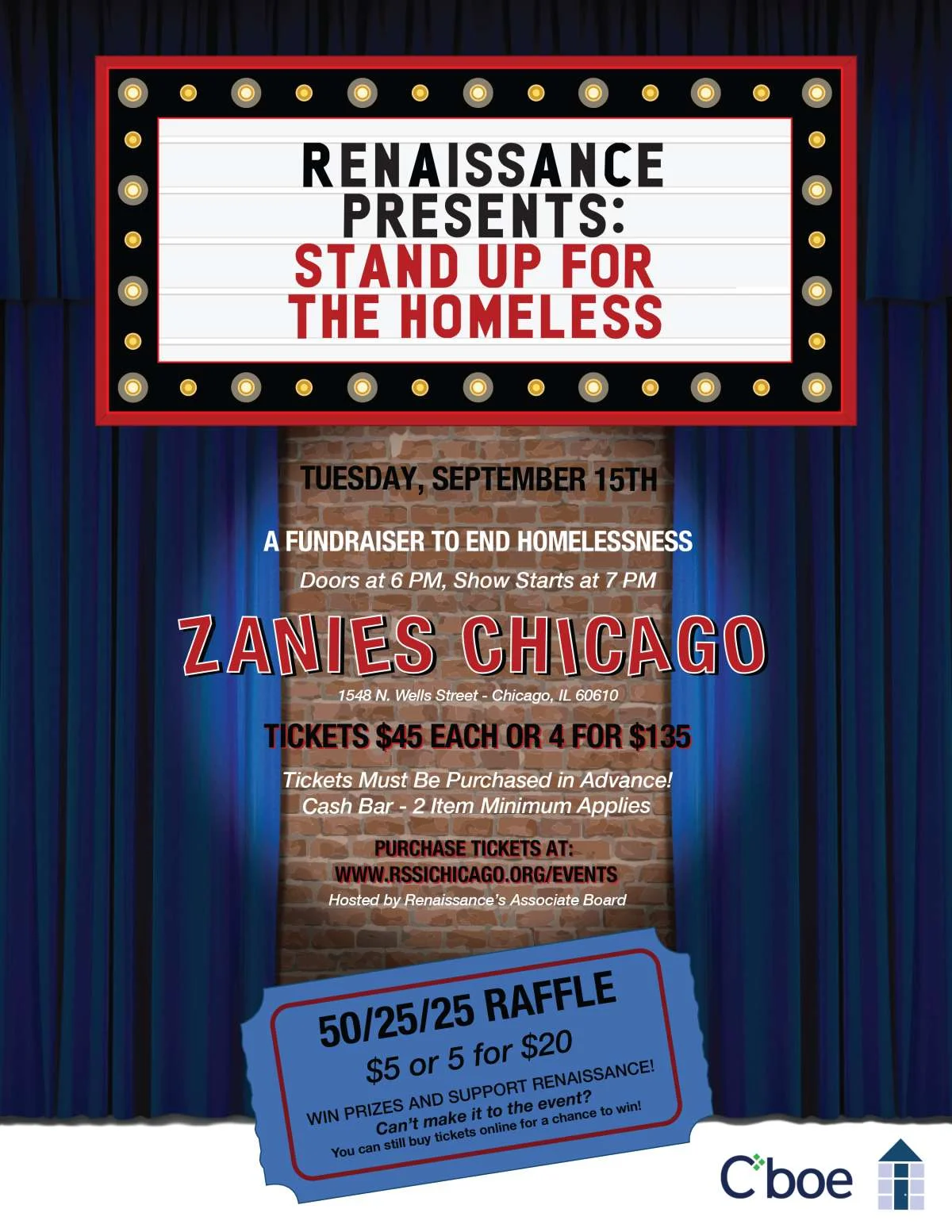 Poster for Stand-up for the Homeless