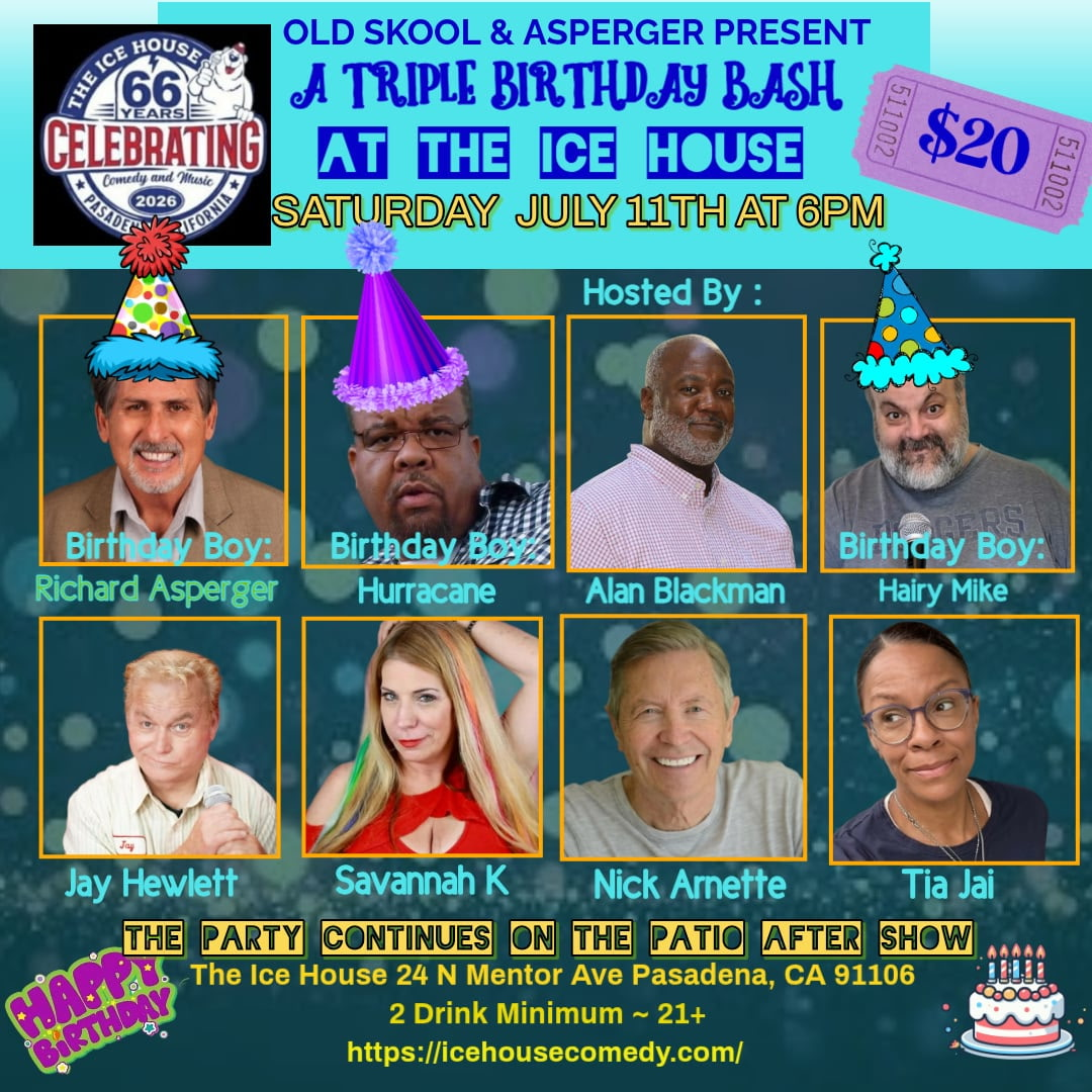 Poster for The Old Skool & Asperger B-Day Show