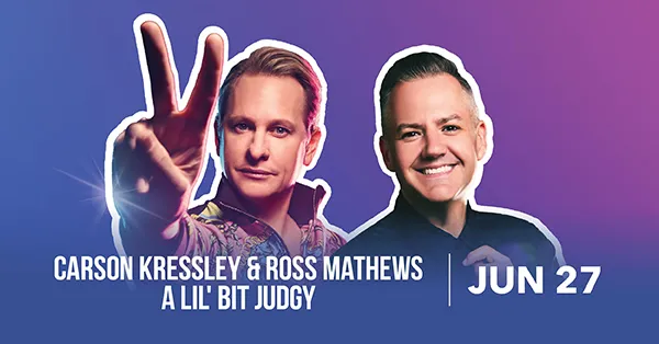 Poster for A Lil' Bit Judgy: Carson Kressley & Ross Mathews