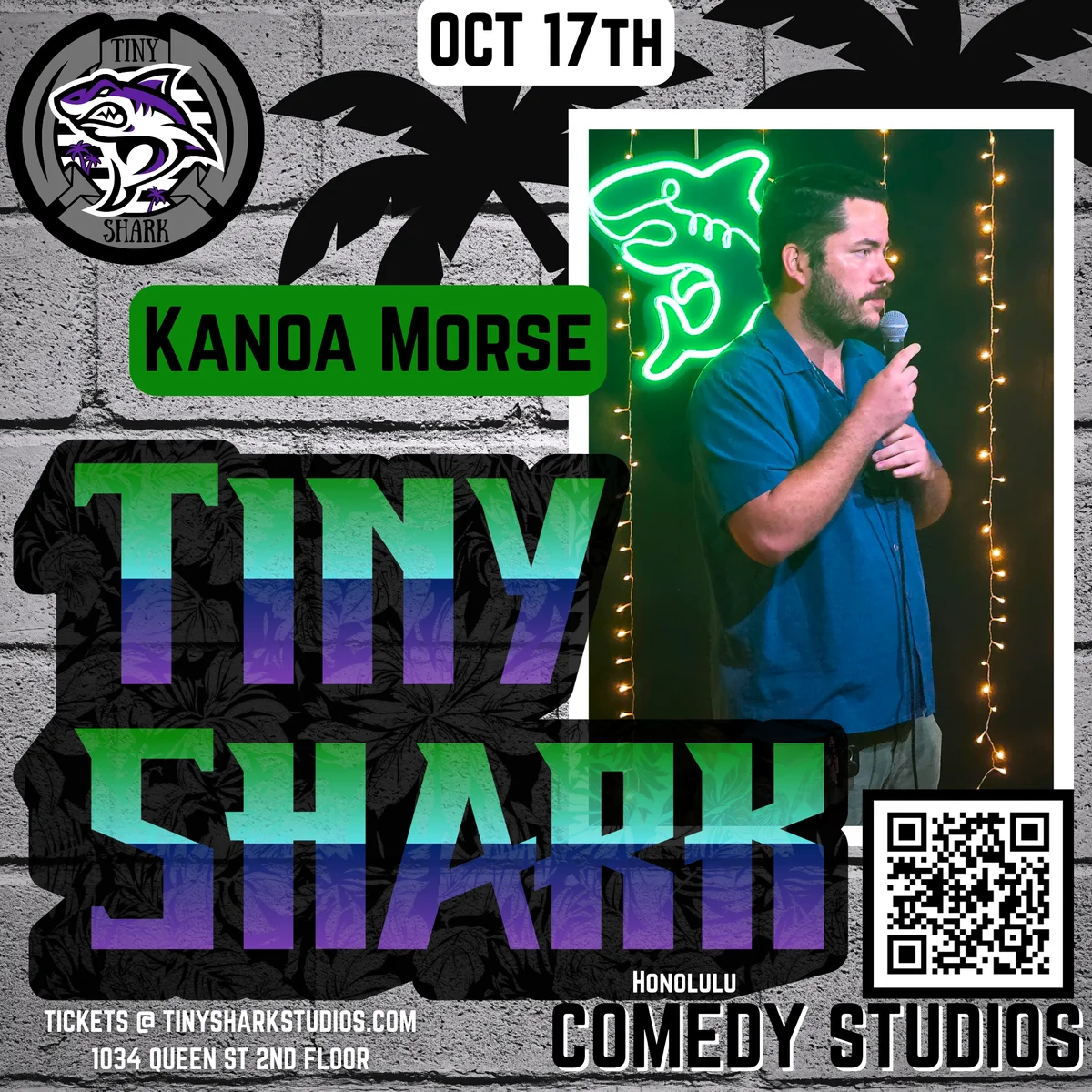 Poster for JOKE CITY SATURDAYS - OCT 17th KANOA MORSE