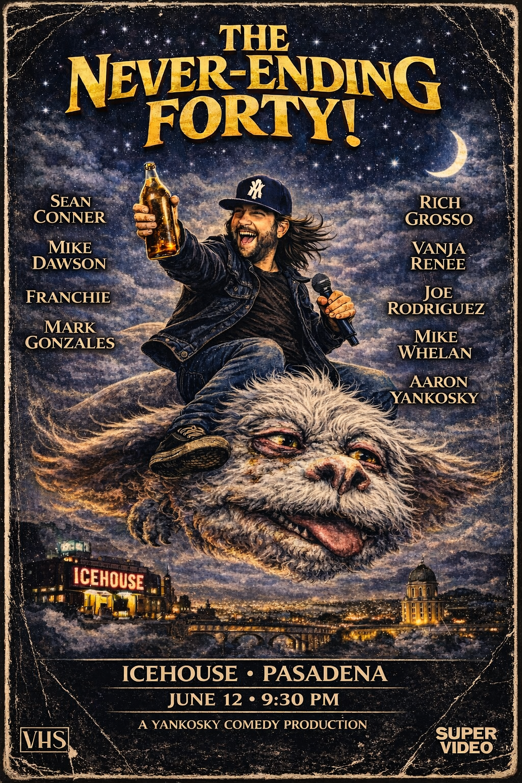 Poster for The Never-Ending Forty