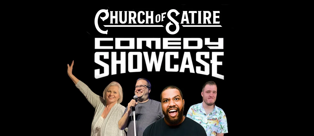 Poster for Church of Satire Comedy Showcase