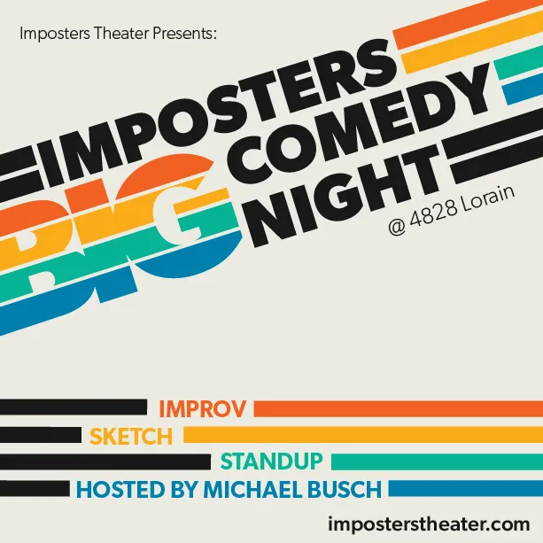 Poster for Imposters BIG GAY Comedy Night!