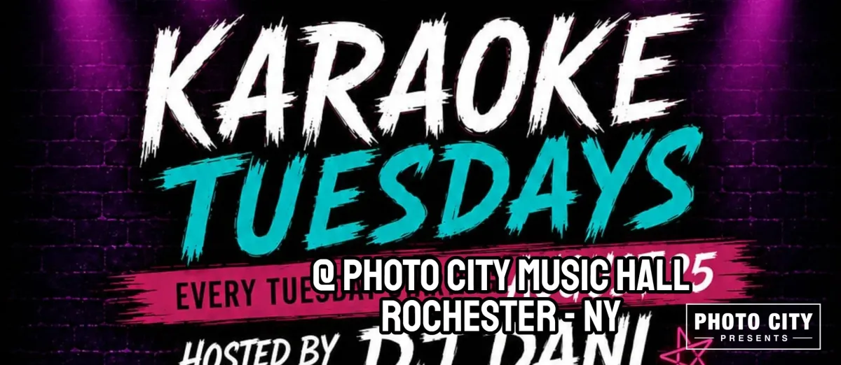 Poster for Karaoke Tuesdays @ Photo City Music Hall - Red Neck Karaoke