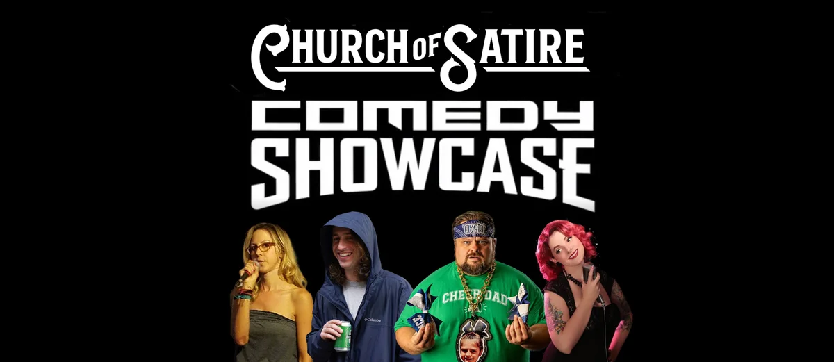 Poster for Church of Satire Comedy Showcase