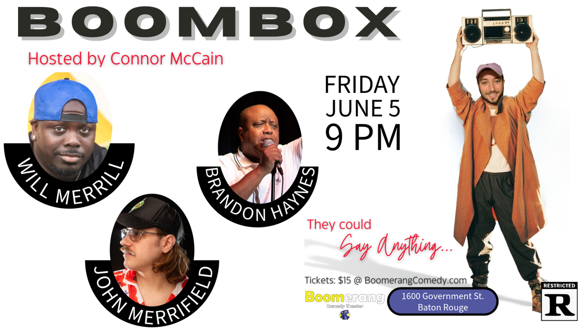 Poster for BOOM BOX STANDUP SHOWCASE