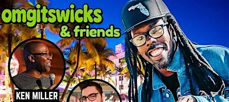 Poster for OMGITSWICKS & friends at Gregory's Comedy Club