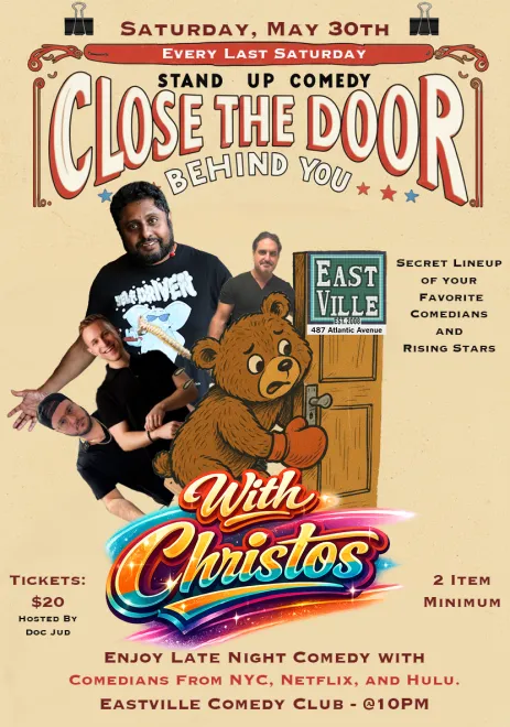 Poster for Close The Door Behind You