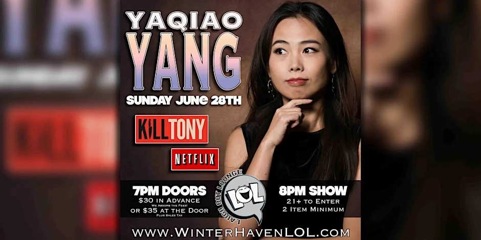 Poster for Yang from Kill Tony!