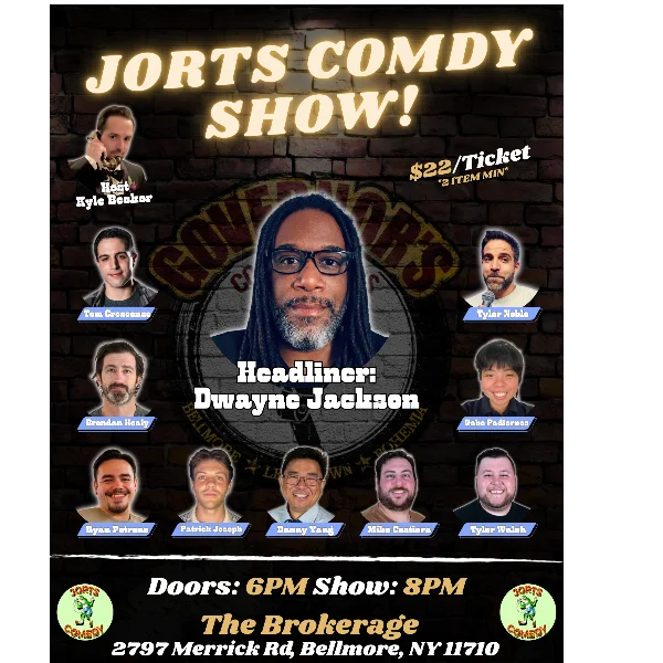 Poster for JORTS COMEDY SHOW! - SPECIAL EVENT - FRIDAY, AUGUST 28, 2026 @ 8:00PM