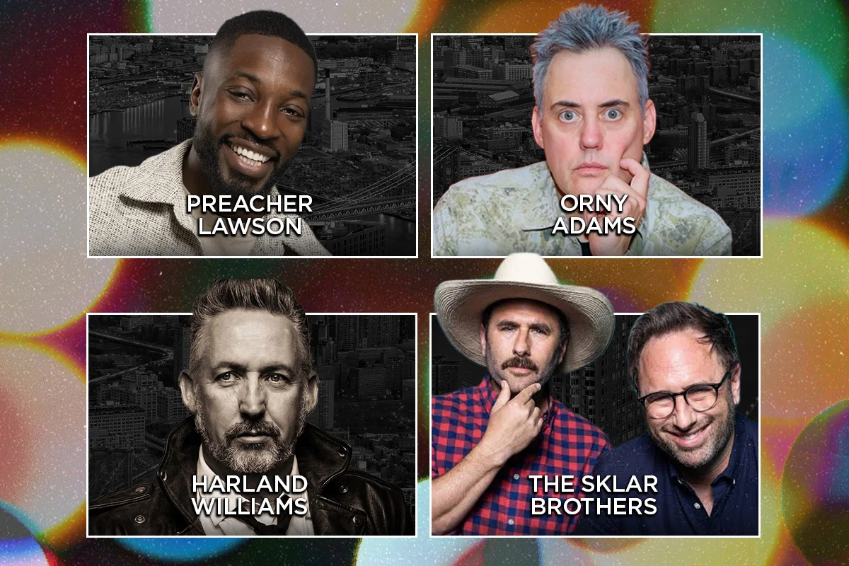 Poster for Tonight at the Improv ft. Preacher Lawson, Orny Adams, Harland Williams, The Sklar Brothers, Ian Edwards, Andre Kelly, and More TBA