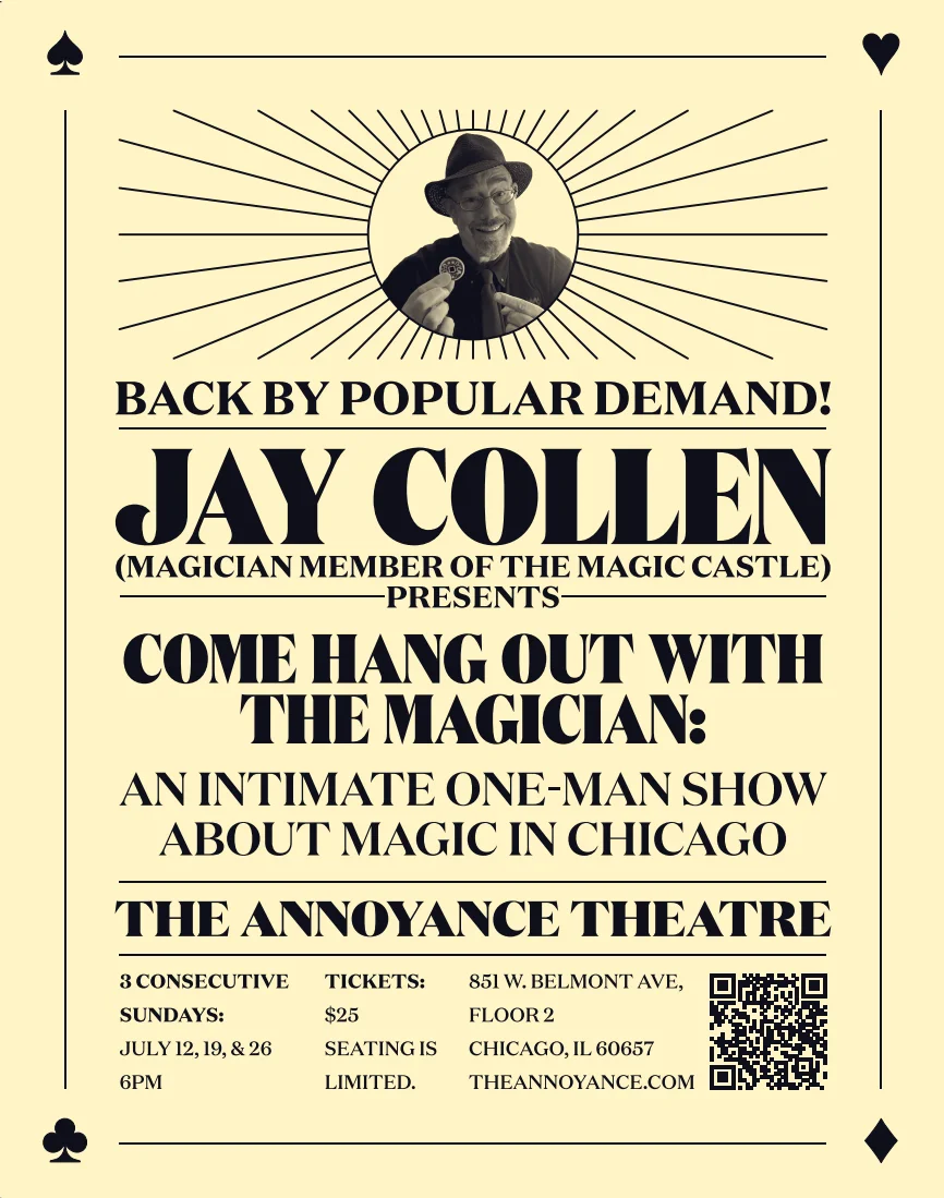 Poster for Jay Collen: Come Hang Out with the Magician
