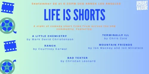 Poster for Life is Shorts: An Hour of Comedy Films