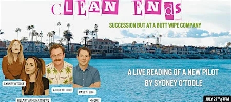 Poster for Clean Ends: A Live Reading!