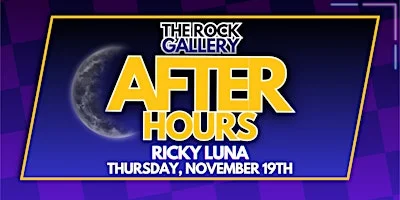 Poster for Ricky Luna Stand-Up Comedy Show