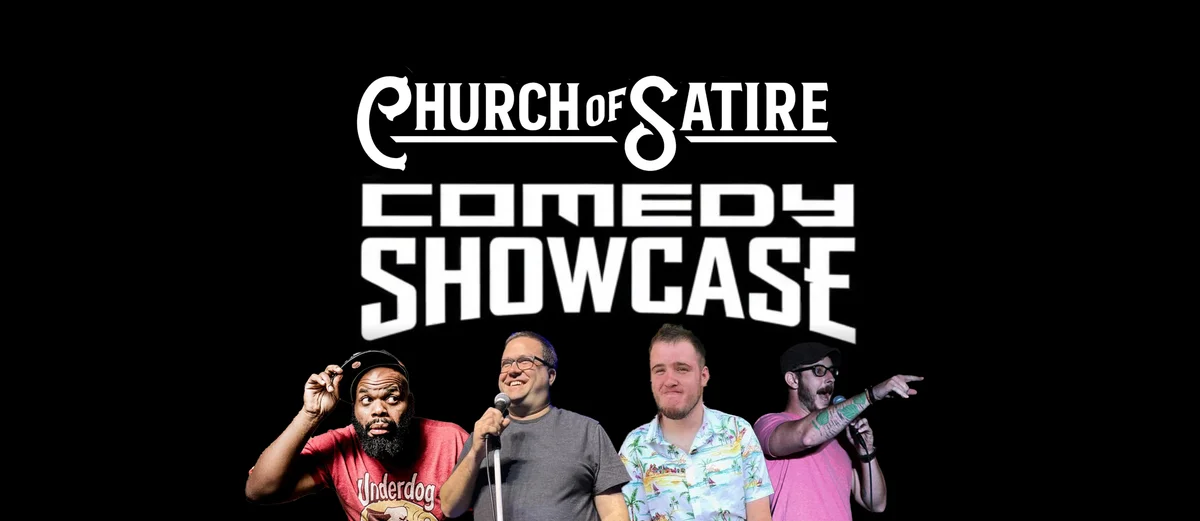 Poster for Church of Satire Comedy Showcase