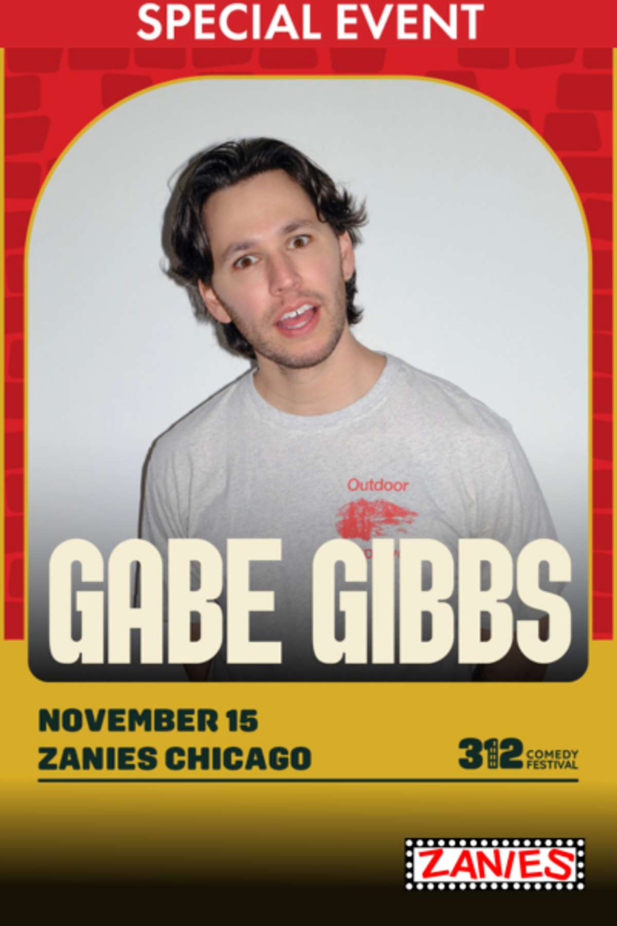Poster for Gabe Gibbs *Special Event*