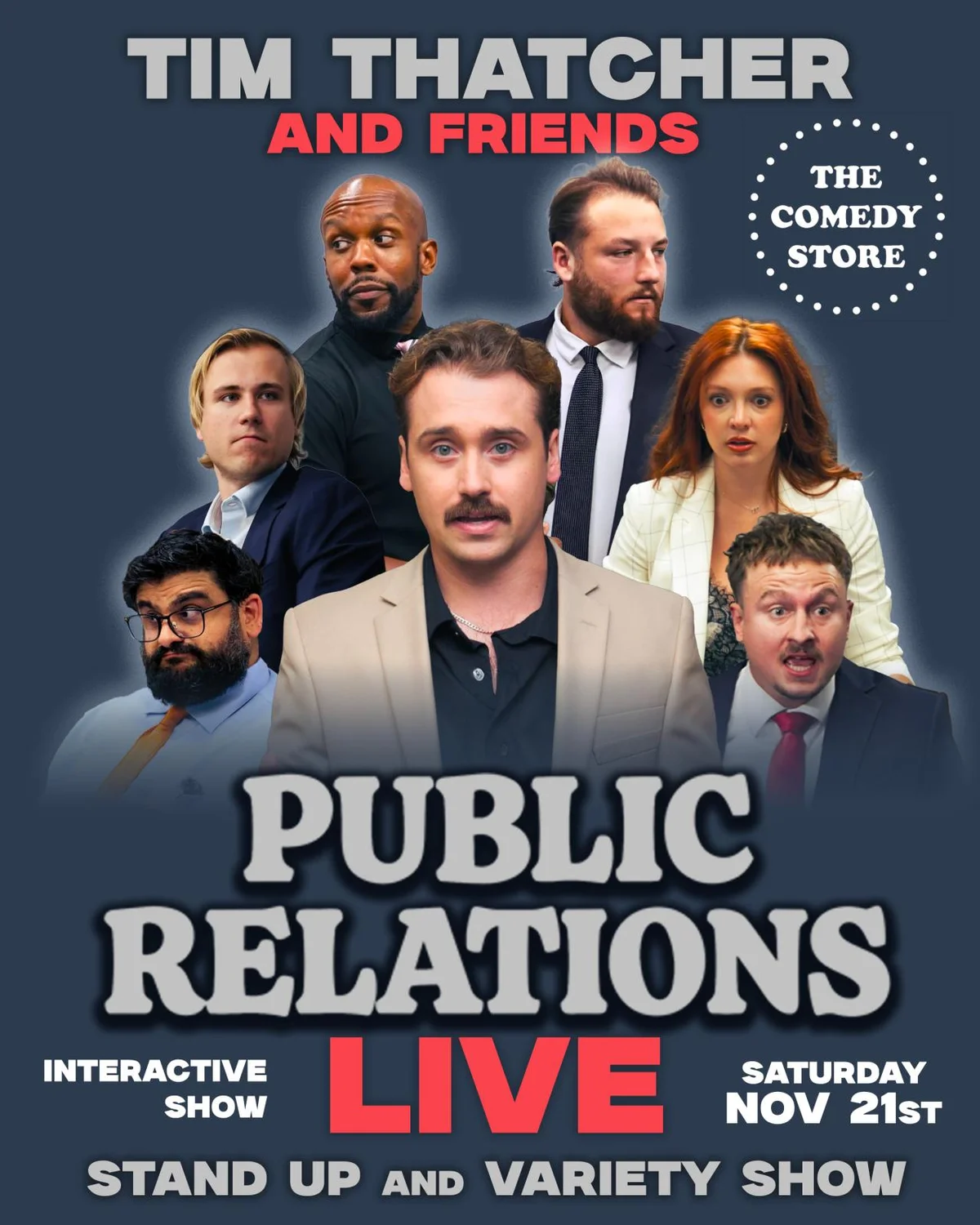 Poster for Public Relations Co. LIVE
