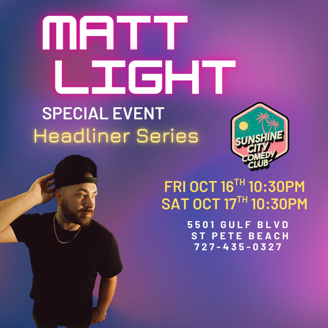 Poster for Headliner Matt Light