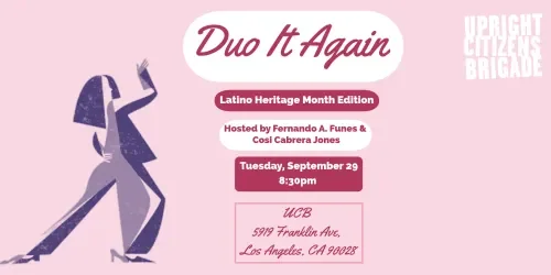 Poster for Duo It Again: Latino Heritage Month Edition