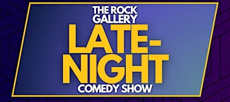 Poster for Late-Night Stand-Up Comedy Show