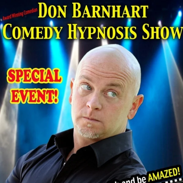Poster for Hypnotist Don Barnhart!