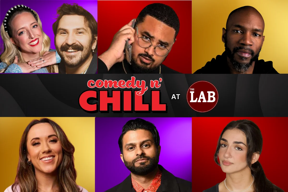 Poster for Comedy N Chill ft. Maria Bruggere, Asif Ali, Ian Edwards, Chris Waitkus, Char Ramtin, Aaron Monte, Whitney Rayner and more TBA