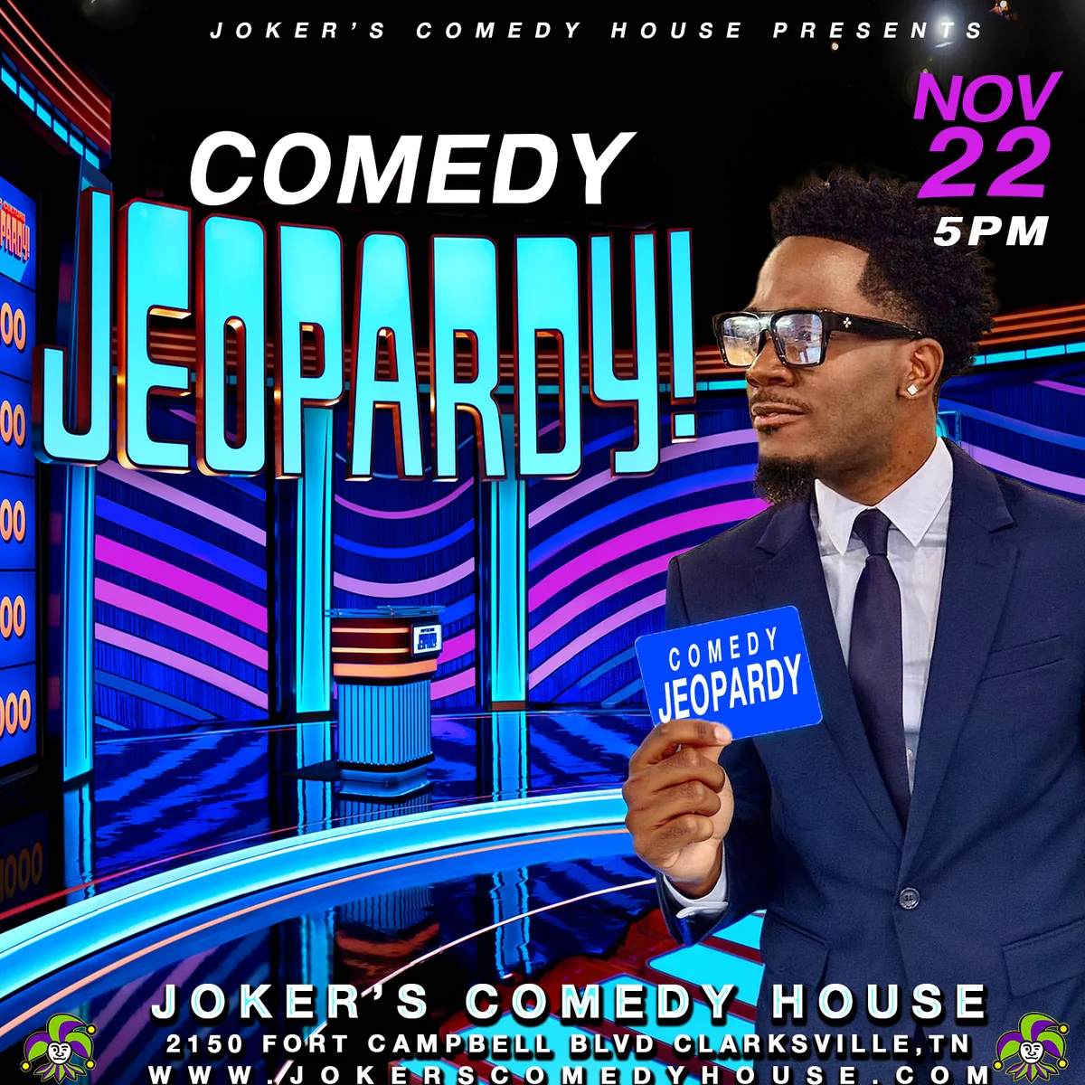 Poster for Comedy Jeopardy