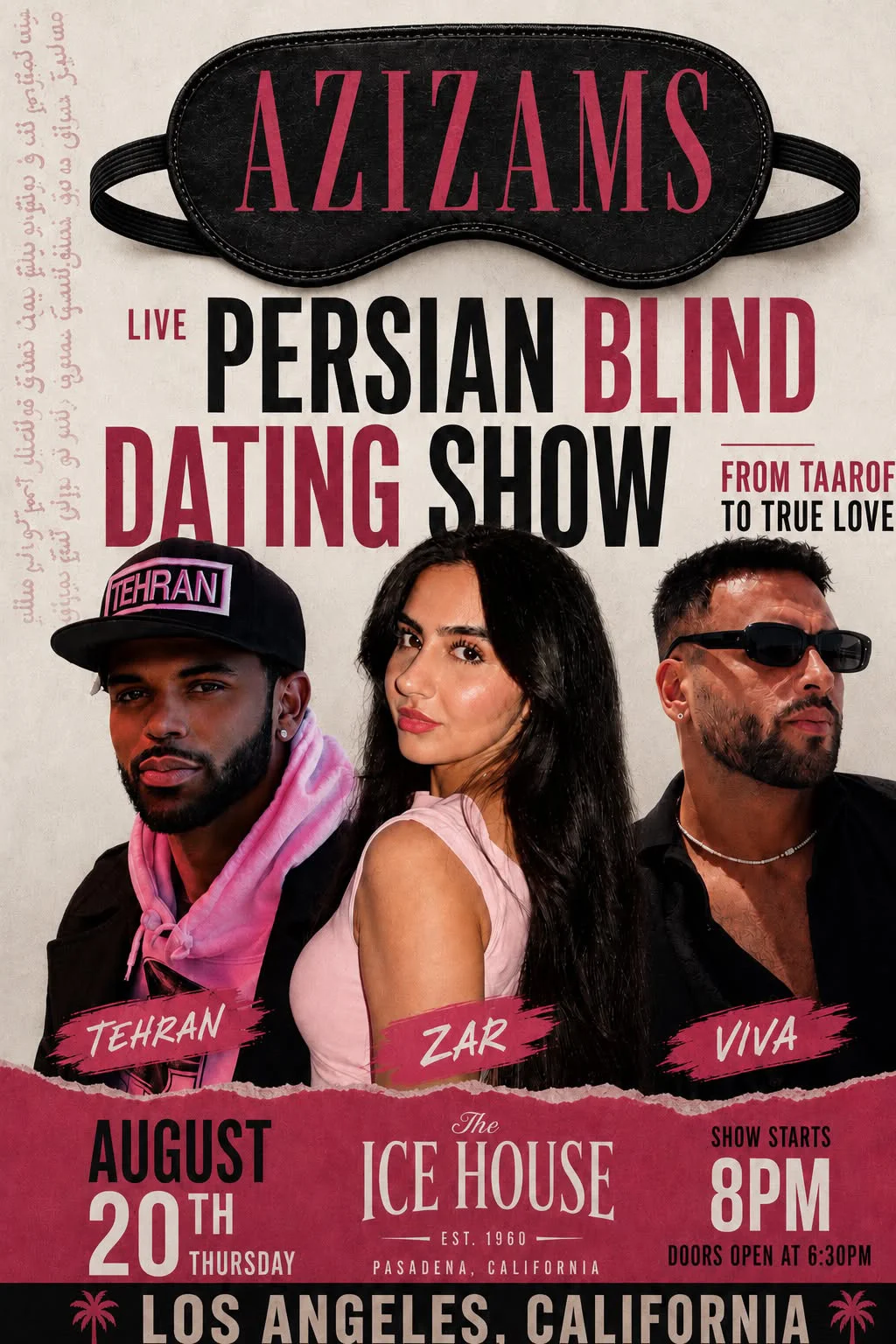 Poster for Azizams Persian Blind Dating Show