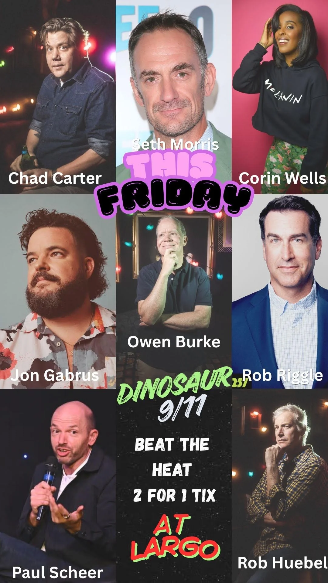 Poster for Dinosaur Improv w/ Paul Scheer