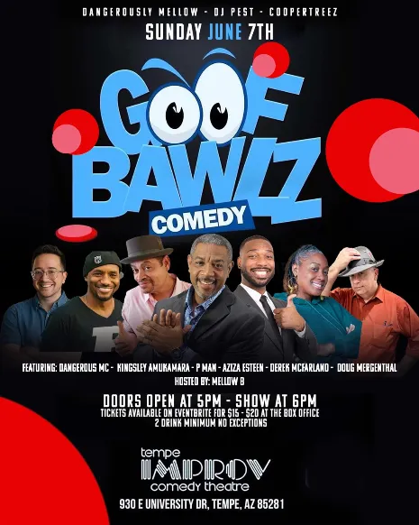 Poster for Goofbawlz Comedy