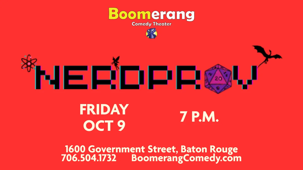 Poster for IMPROV FROM "NERDPROV"