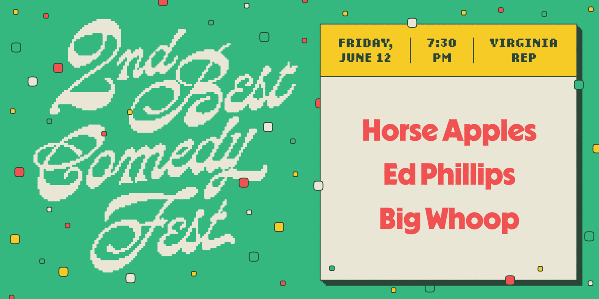 Poster for 2ND BEST FEST / Big Whoop / Virginia Rep's Theatre Gym