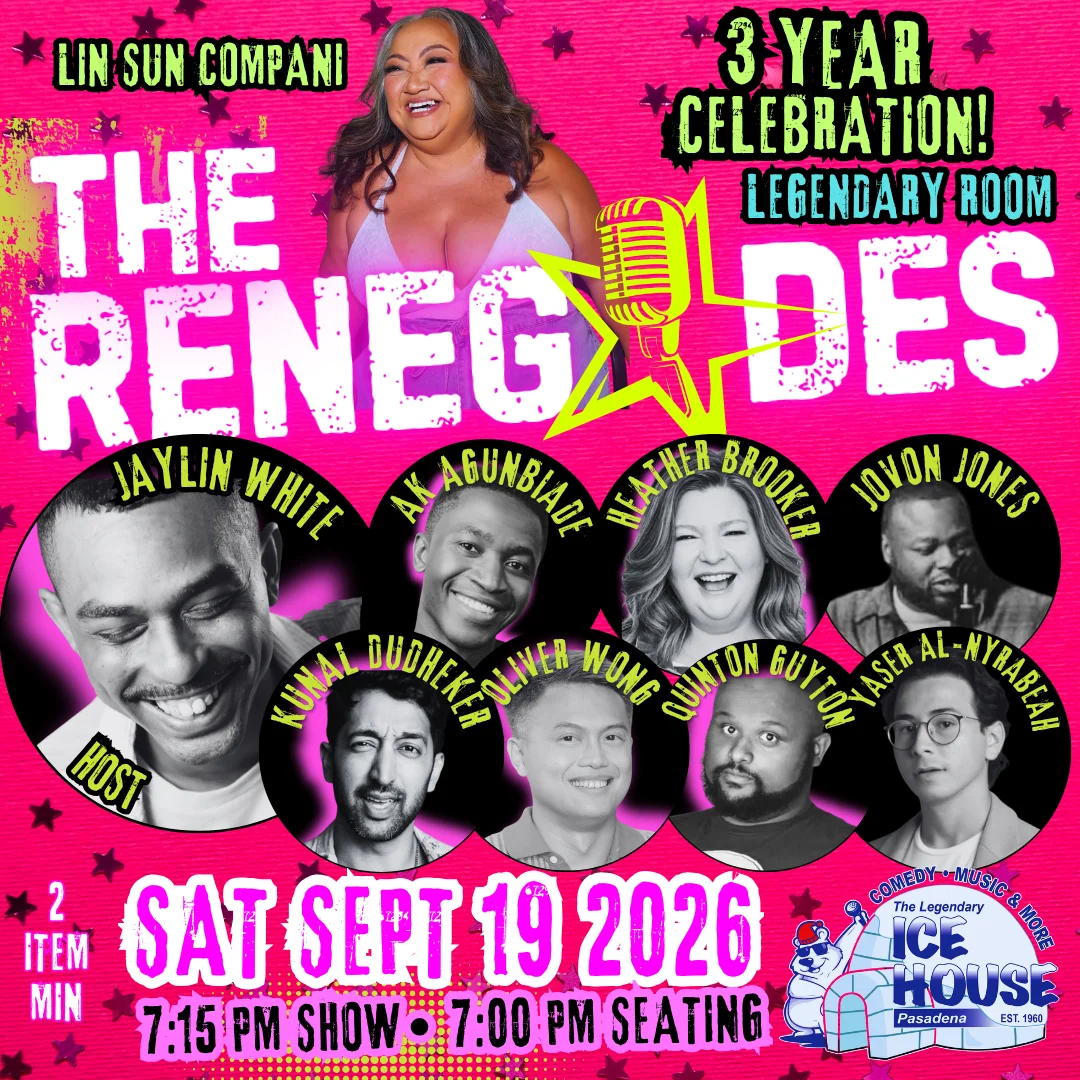Poster for The Renegades 3 Year Celebration!