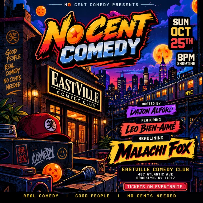 Poster for No Cent Comedy