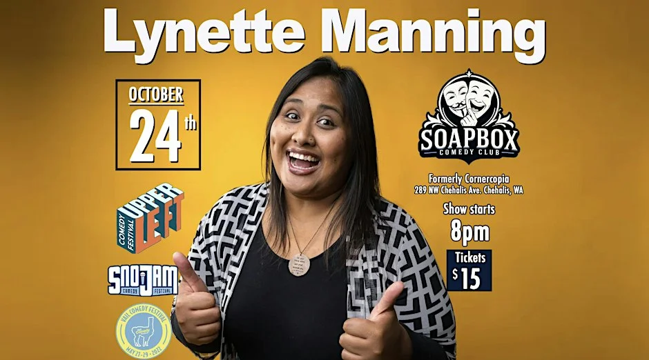 Poster for Lynette Manning Headlines!