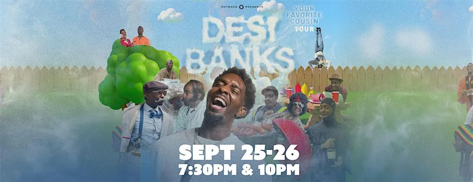Poster for Desi Banks LIVE