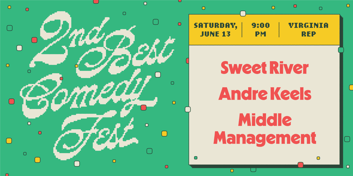 Poster for 2ND BEST FEST / Middle Management / Virginia Rep's Theatre Gym